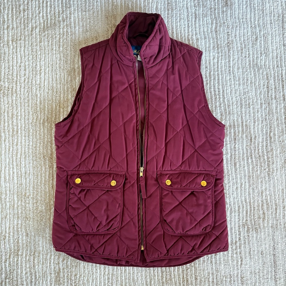 Maroon Vest - size S